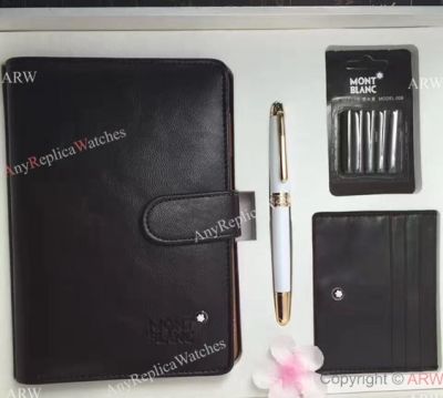 Best Copy Mont Blanc Meisterstuck Notebook and Mini Pen Set
